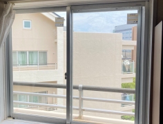 ガラス交換工事 日本板硝子 パイロクリア（耐熱強化ガラス）～白井市 マンション管理組合様より～