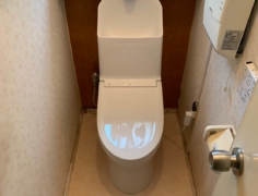 トイレ交換工事・床張替工事 TOTO ウォシュレット～千葉県佐倉市 T様～