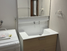 経年が気になる洗面所を交換 「収納力抜群の洗面台へ」  ～千葉県八千代市 A様～