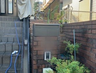 古くなった木製ポストをリフレッシュ!安心のLIXIL製ポストに交換~千葉県佐倉市 I様~