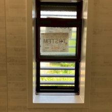 【施工後】面格子付き上げ下げ窓に交換。しっかり断熱！防犯対策もバッチリです。