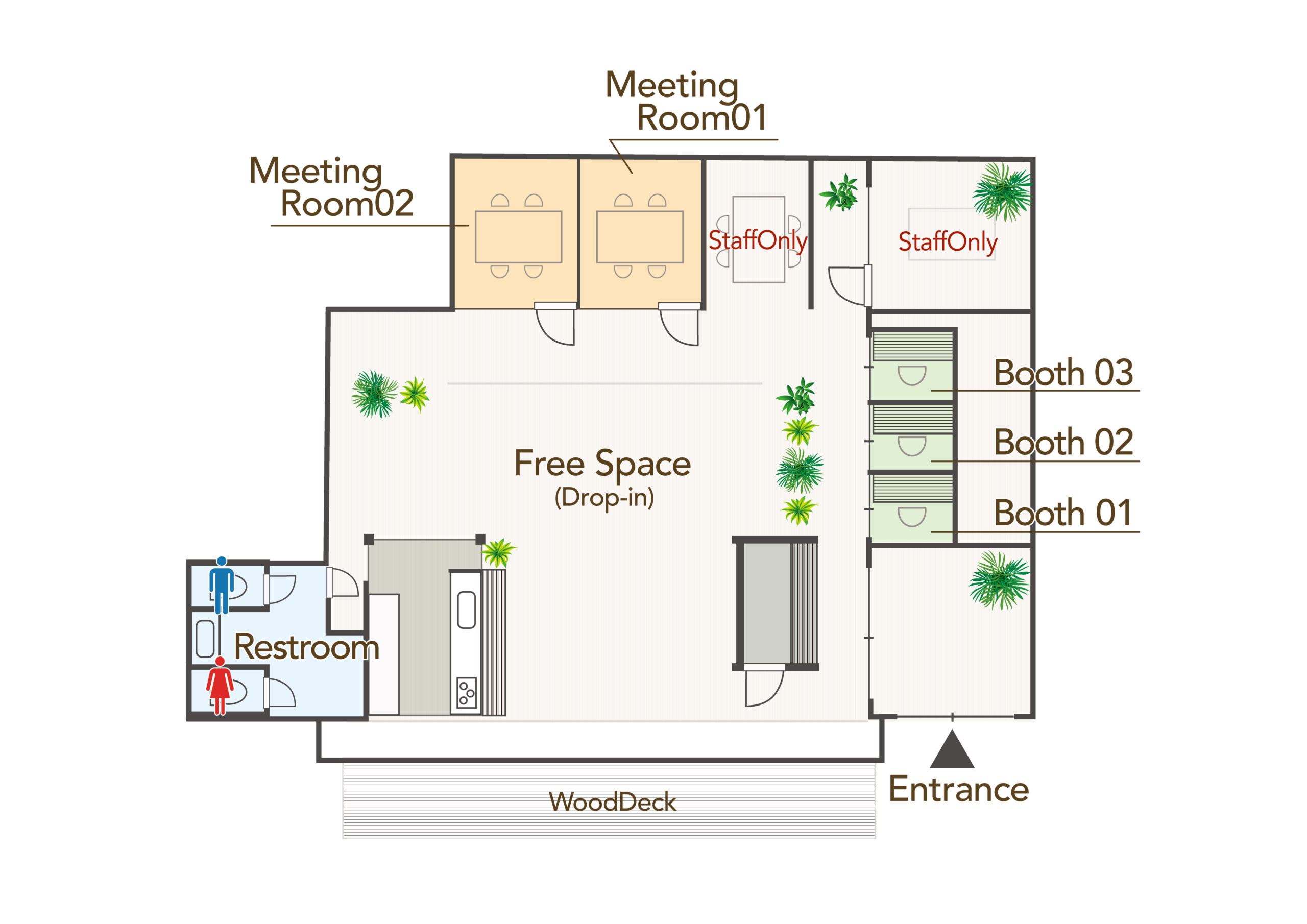 フロアマップ本館