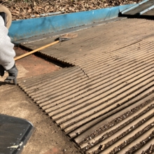 《施工中》丁寧に除去しました。