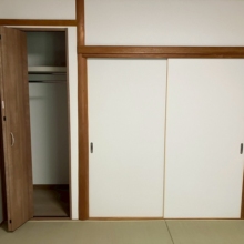 《施工後》スペースを有効活用したことにより、収納力が向上しました。