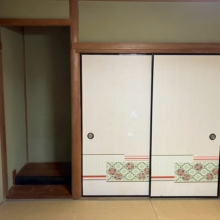 《施工前》床の間がデットスペースになっていました。