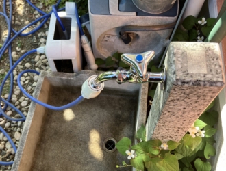 確かな止水性能で水道代の無駄もカット。 耐久性に優れたスタンダードな散水栓への交換で、日々の散水や洗車をスムーズに~千葉県印旛郡 A様~