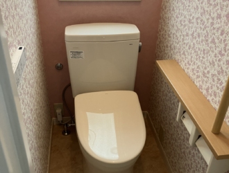 掃除の手間を大幅軽減＆オート洗浄で快適！1階トイレをTOTO「ピュアレストQR」と「アプリコットF1A」へ交換リフォーム～千葉県佐倉市 T様～